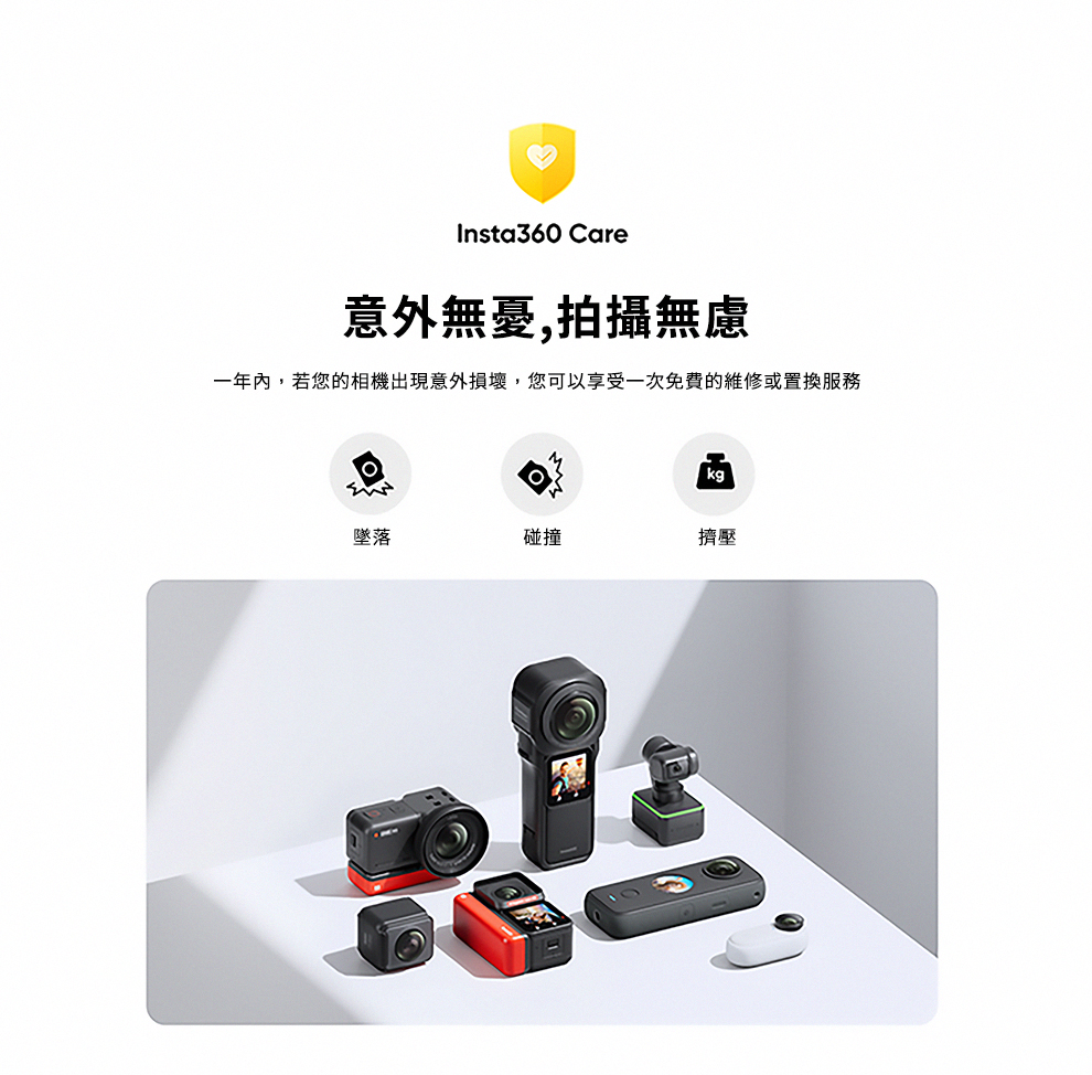 Insta360 Care 保固服務卡(ONE X2專用) 公司貨- 產品資訊| 東城國際